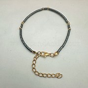 Элегантные браслеты из синтетических немагнитных гематитовых бусин ZL0377-3