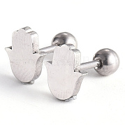 Серьги-штанги для хрящей из нержавеющей стали 201 EJEW-R147-17