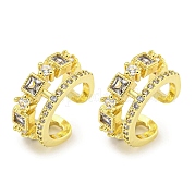Серьги-манжеты из циркония EJEW-C104-026G