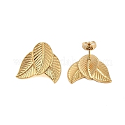 Серьги из нержавеющей стали 304 с ионным покрытием (IP) STAS-S125-06G