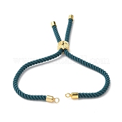 Изготовление браслетов из хлопка KK-F758-03M-G