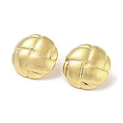 Серьги-гвоздики из нержавеющей стали 304 EJEW-G367-01G