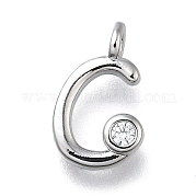 Латунные микро проложить кубического циркония подвески KK-B132-12P-C
