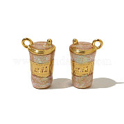 Подвески из нержавеющей стали 304 с эмалью STAS-OY005-35G