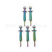 Gros pendentifs en alliage de couleur arc-en-ciel PALLOY-S180-123-NR