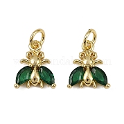 Латунные микро проложить кубического циркония подвески KK-I358-048G