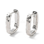 Серьги-кольца из латуни с буквой U для женщин KK-Z038-06P