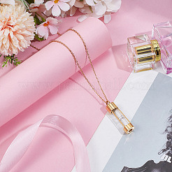 1шт. стеклянная урна для пепла в виде колонны NJEW-DR0001-05G