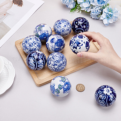 10шт фарфоровые бусины ручной работы&nbsp;PORC-UN0001-06