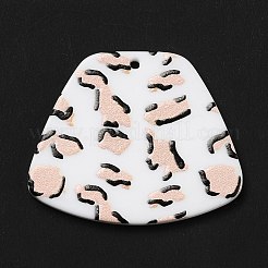 Pendenti in acrilico opaco con motivo leopardato&nbsp;SACR-P014-03A