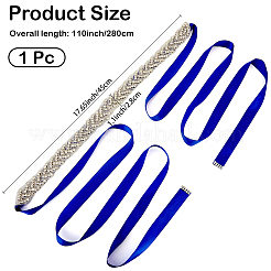 Сплав горный хрусталь цепной ремень AJEW-WH20072-39B