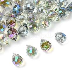 48шт 4 цвета гальванические стеклянные бусины&nbsp;GLAA-FS0001-89