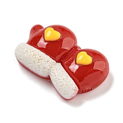 Рождественские кабошоны из непрозрачной смолы для декодирования&nbsp;RESI-U006-02F