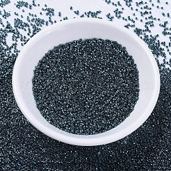 MIYUKIデリカビーズ  シリンダー  日本製シードビーズ  11/0  （db0451)亜鉛メッキダークスチールブルー  1.3x1.6mm  穴：0.8mm  約2000PCS /ボトル  10 G /ボトル&nbsp;SEED-JP0008-DB0451