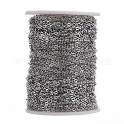 Латунные плоские овальные кабельные цепи&nbsp;CHC025Y-NFK