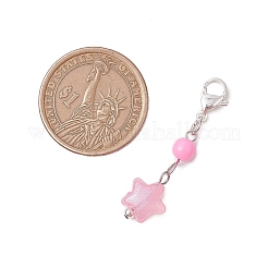 Подвесные украшения в виде акриловых звезд HJEW-JM02930-02