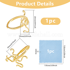 1 шт регулируемые 925 серебряных кольца регулируемые кольца фурнитура FIND-DC0006-64G