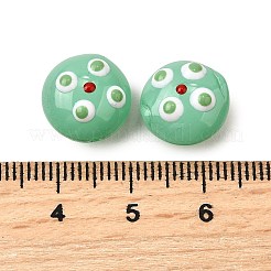 Прозрачные стеклянные эмалевые бусины&nbsp;LAMP-S079-01G