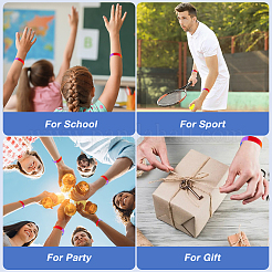 20шт радужный браслет гордости BJEW-CN0001-03