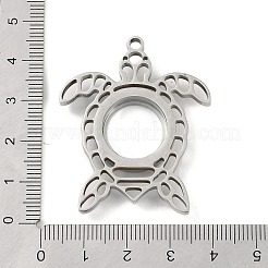 Подвески-медальоны из нержавеющей стали 304&nbsp;STAS-S132-05P-01