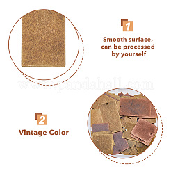 40шт 4 стильные металлические бирки KK-FH0006-08