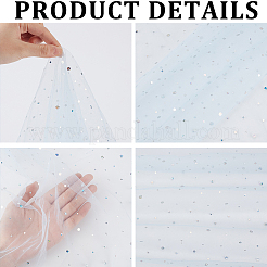 Tissu organza polyester à paillettes 1 m&nbsp;DIY-CY0003-41C