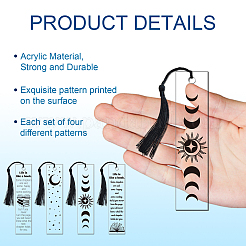 4шт акриловые закладки AJEW-GL0001-73D