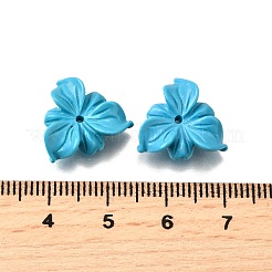 Синтетические бирюзовые бусины&nbsp;G-S390-04A