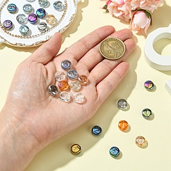 Гальванические стеклянные бусины&nbsp;EGLA-YW0005-02