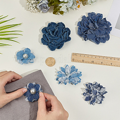 6 stücke 6 arten tuch ornament zubehör&nbsp;DIY-CY0003-19