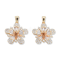 Подвески из латуни с прозрачным фианитом KK-N232-470