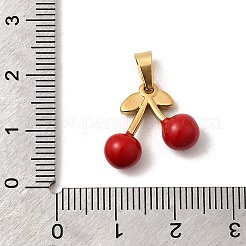 Подвески из нержавеющей стали 304 с эмалью&nbsp;STAS-Z158-02G-01