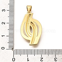 Стойки обшивки латунь микро проложить Циркон подвеску&nbsp;KK-L226-023G