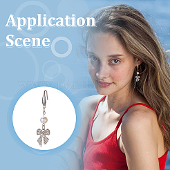 80 шт. крючки для сережек из хирургической нержавеющей стали 316&nbsp;STAS-UN0034-73