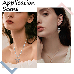 24шт 2 цвета подвески из сплава со стразами ALRI-SC0001-46