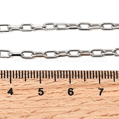 2.5 мм 304 нержавеющая сталь цепочка-скрепка ожерелье для женщин и мужчин NJEW-A054-03P