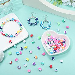 100шт бусины из полимерной глины ручной работы CLAY-PA0001-12