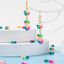 300шт 5 стиля ручной работы бусины из полимерной глины CLAY-LS0001-04