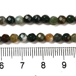 Природные моховой агат бисер нитей G-Z068-B08-02
