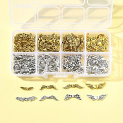 Сплавочные овальные бусины тибетского стиля  TIBEB-FS0001-16