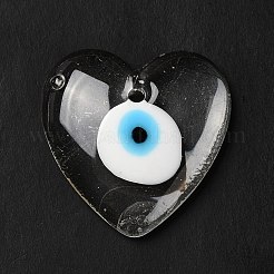 Ручной зла подвески бусины глаз LAMP-O018-01G