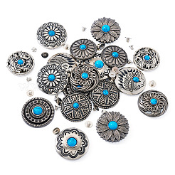 9 стиль заклепки из сплава декоративные BUTT-SW0001-04C