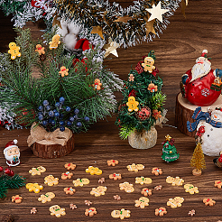 84шт 7 стиля непрозрачные кабошоны из смолы&nbsp;RESI-FH0001-70