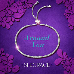 Браслет из стерлингового серебра с родиевым покрытием JB416A