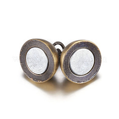 Латунные магнитные застежки с петлями KK-E268-10mm-AB-NR