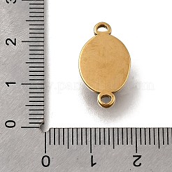 Подвески-коннекторы из нержавеющей стали 304 с натуральным тигровым глазом&nbsp;STAS-F318-17G