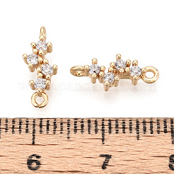 Соединители из латуни с микрочастицами и кубическим цирконием KK-S359-079-RS