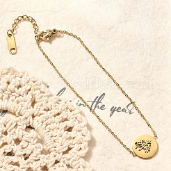 Браслеты из нержавеющей стали 304 для женщин BJEW-Z087-01G