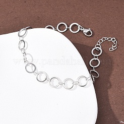 Armbänder aus Edelstahl 304 mit Ringgliedern&nbsp;BJEW-P373-02B-P