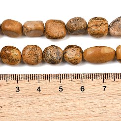 Chapelets de perles en jaspe avec images naturelles&nbsp;GG-CBA787B-A31